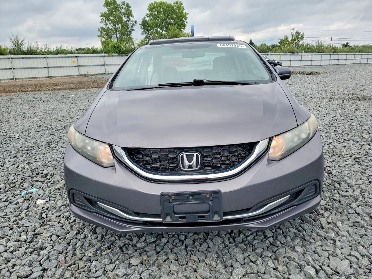 2015 Honda Civic Ex Gray vin: 19XFB2F87FE029413