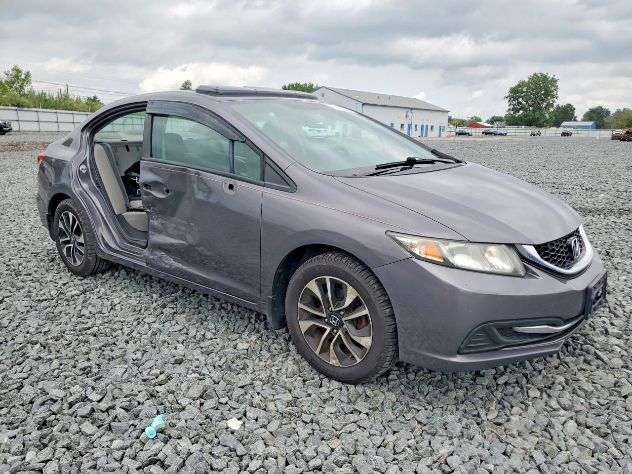 2015 Honda Civic Ex Gray vin: 19XFB2F87FE029413