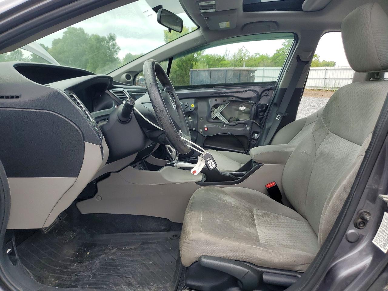 2015 Honda Civic Ex Gray vin: 19XFB2F87FE029413