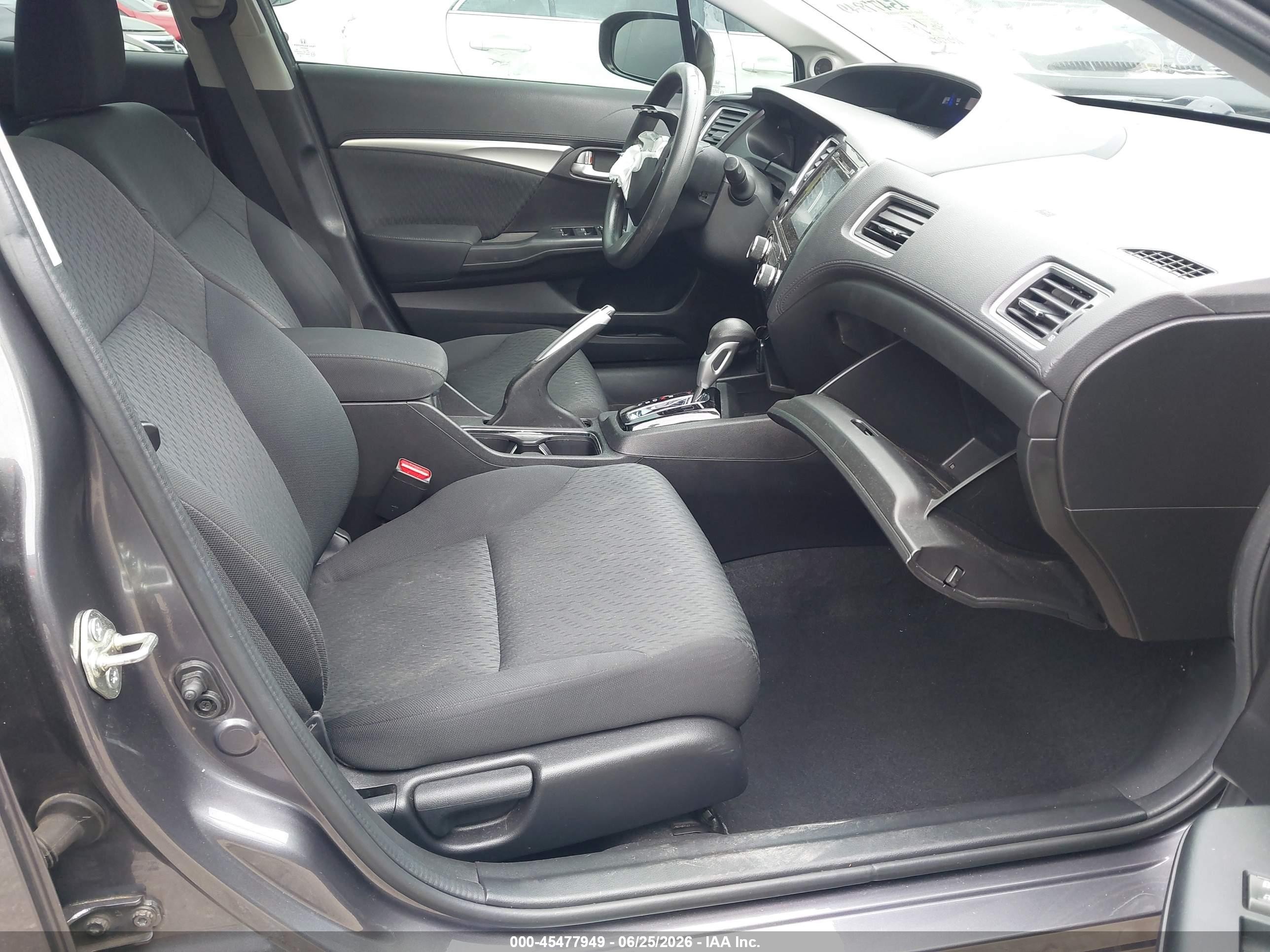 2015 Honda Civic Ex Gray vin: 19XFB2F87FE033820