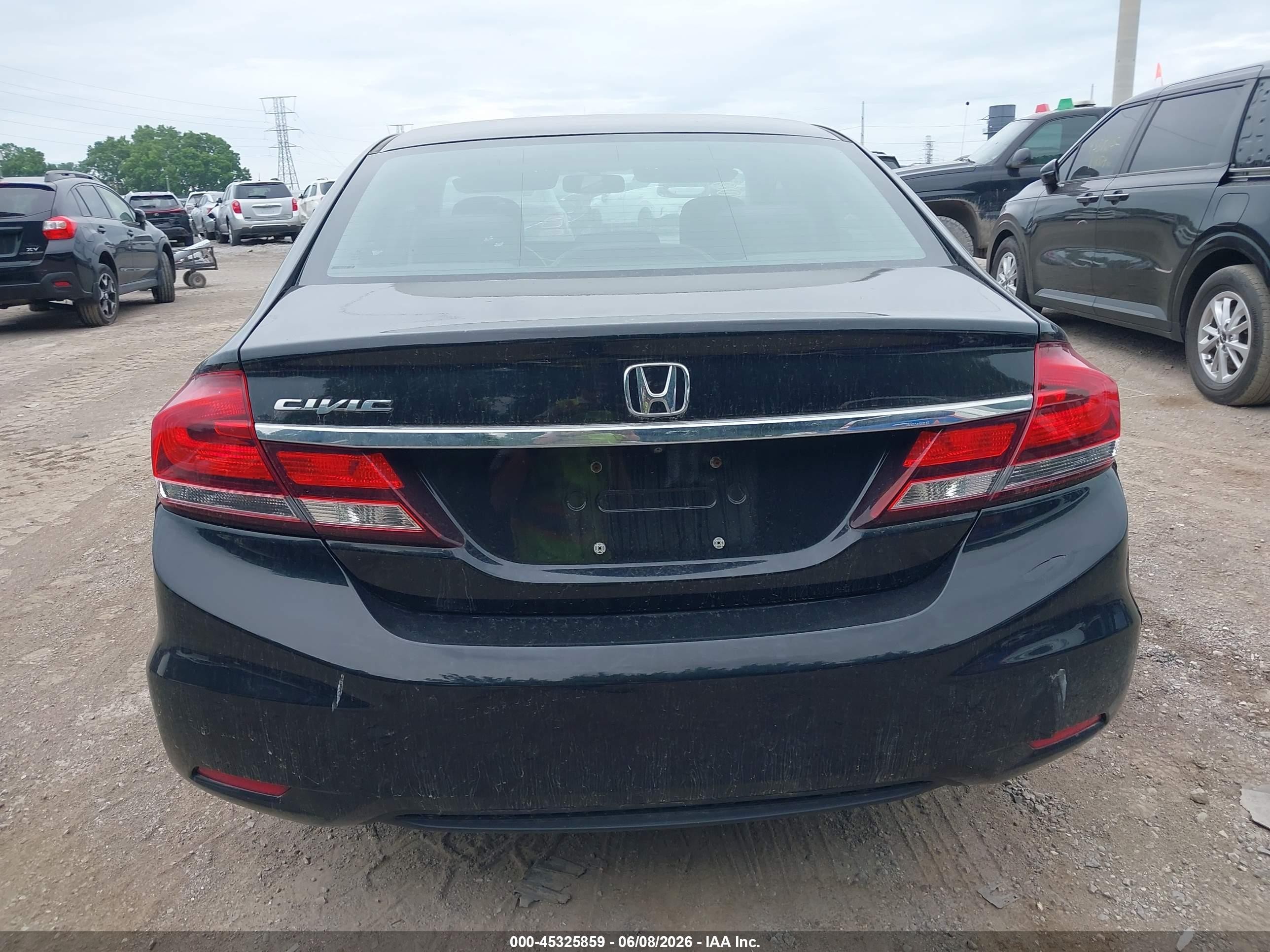 2015 Honda Civic Ex Черный vin: 19XFB2F87FE052125