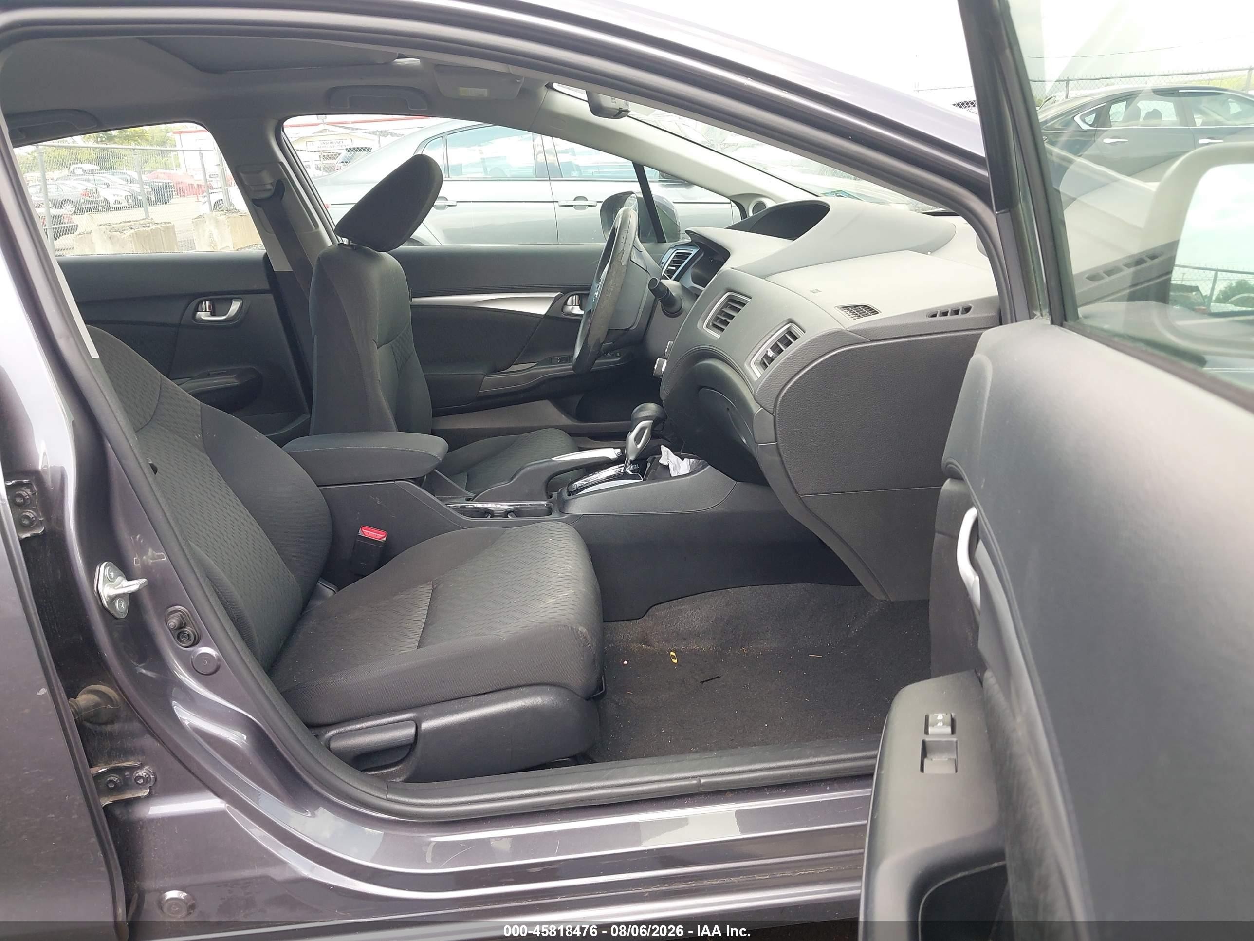 2015 Honda Civic Ex Gray vin: 19XFB2F87FE055283