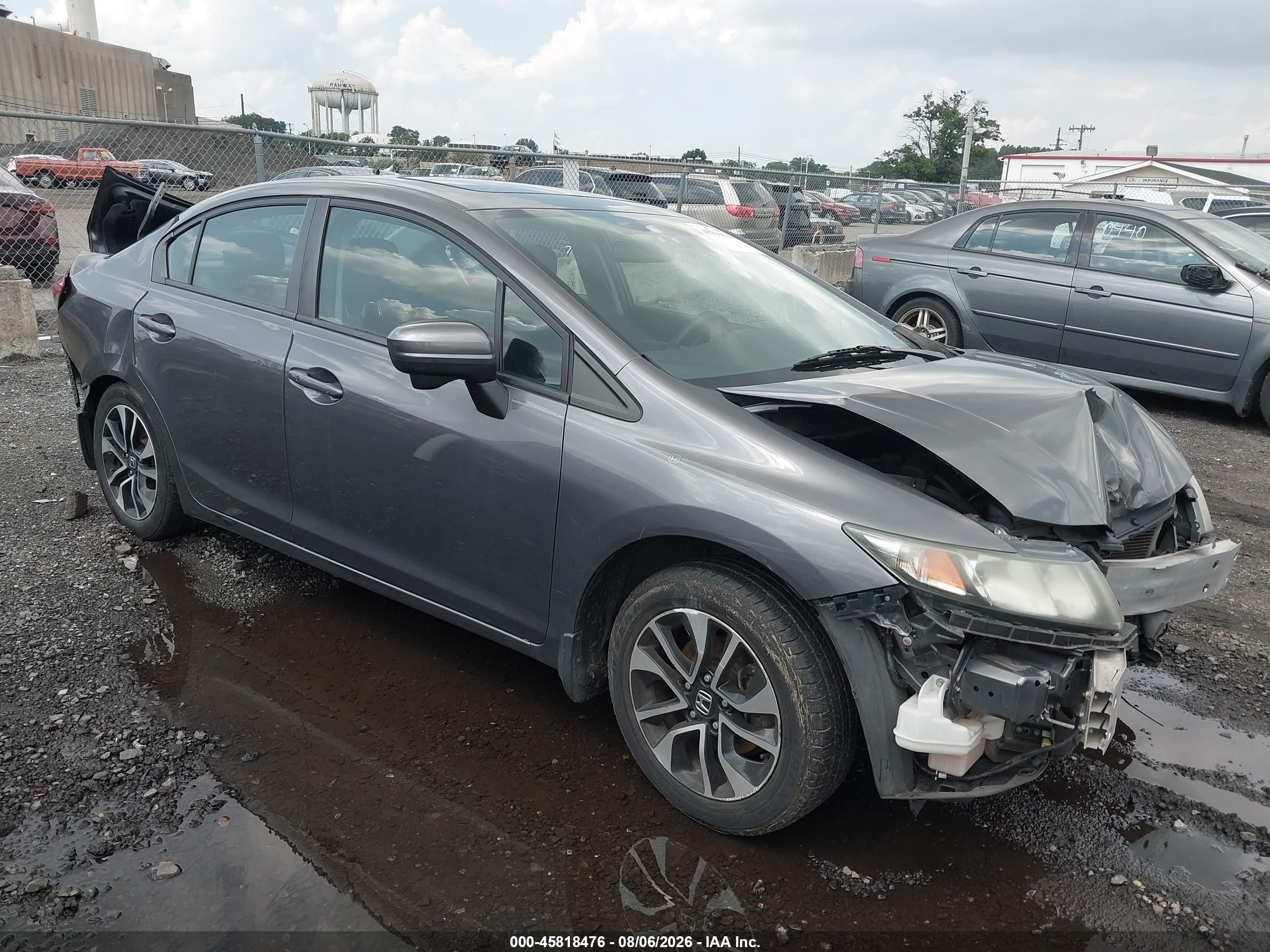 2015 Honda Civic Ex Gray vin: 19XFB2F87FE055283