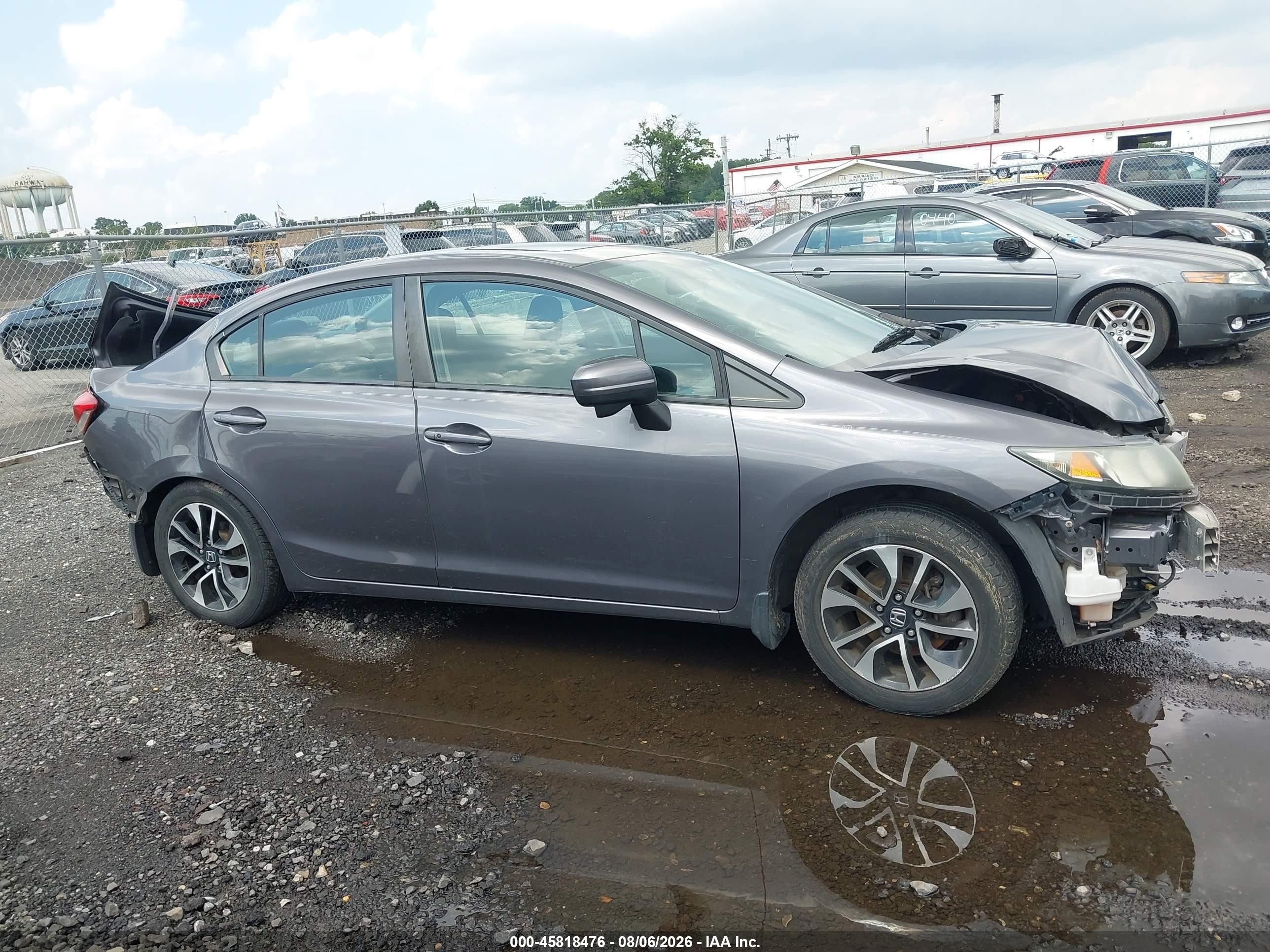 2015 Honda Civic Ex Gray vin: 19XFB2F87FE055283