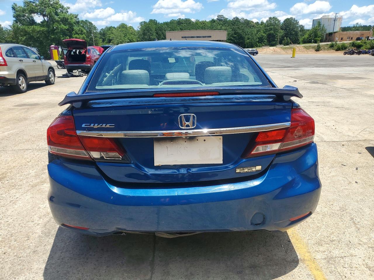 2015 Honda Civic Ex Blue vin: 19XFB2F87FE058491