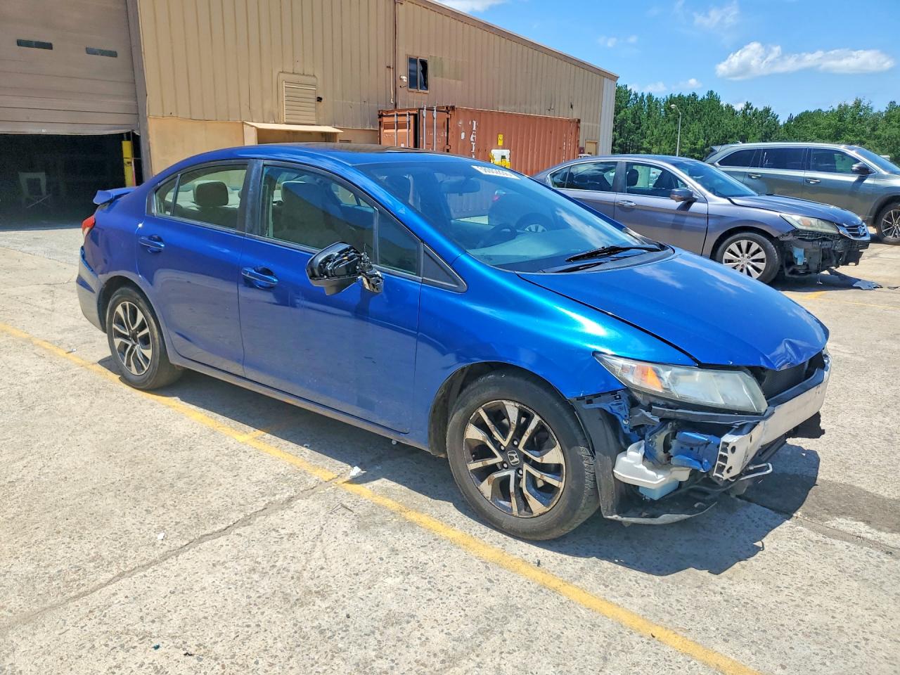 2015 Honda Civic Ex Blue vin: 19XFB2F87FE058491