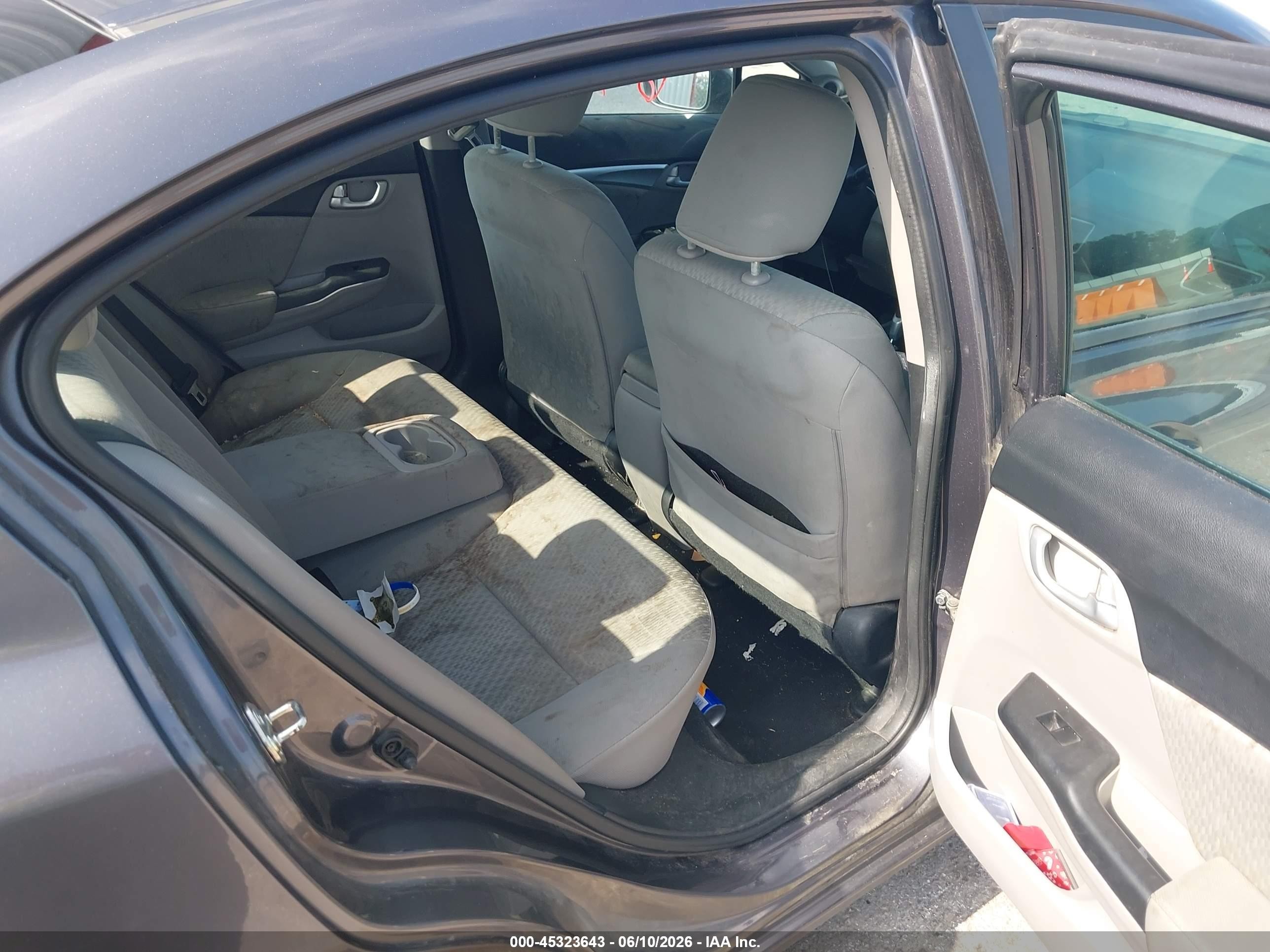 2015 Honda Civic Ex Gray vin: 19XFB2F87FE067045
