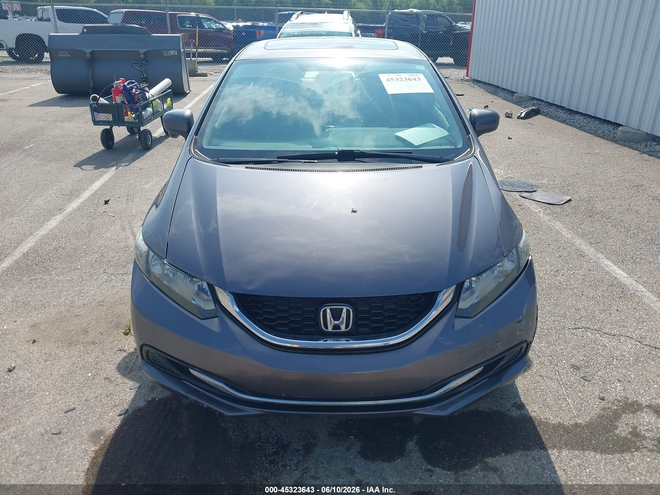 2015 Honda Civic Ex Gray vin: 19XFB2F87FE067045