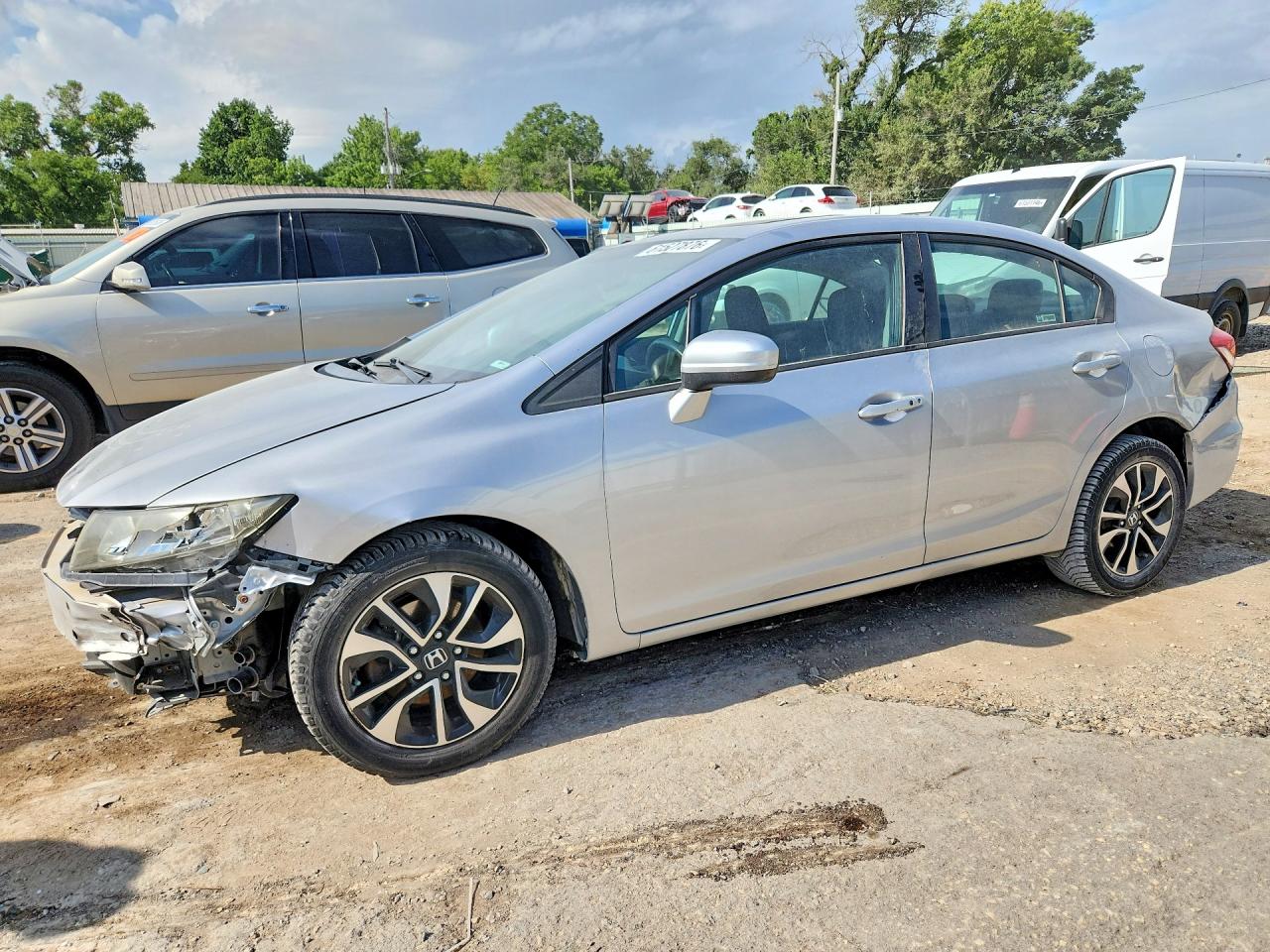2015 Honda Civic Ex Silver vin: 19XFB2F87FE075114