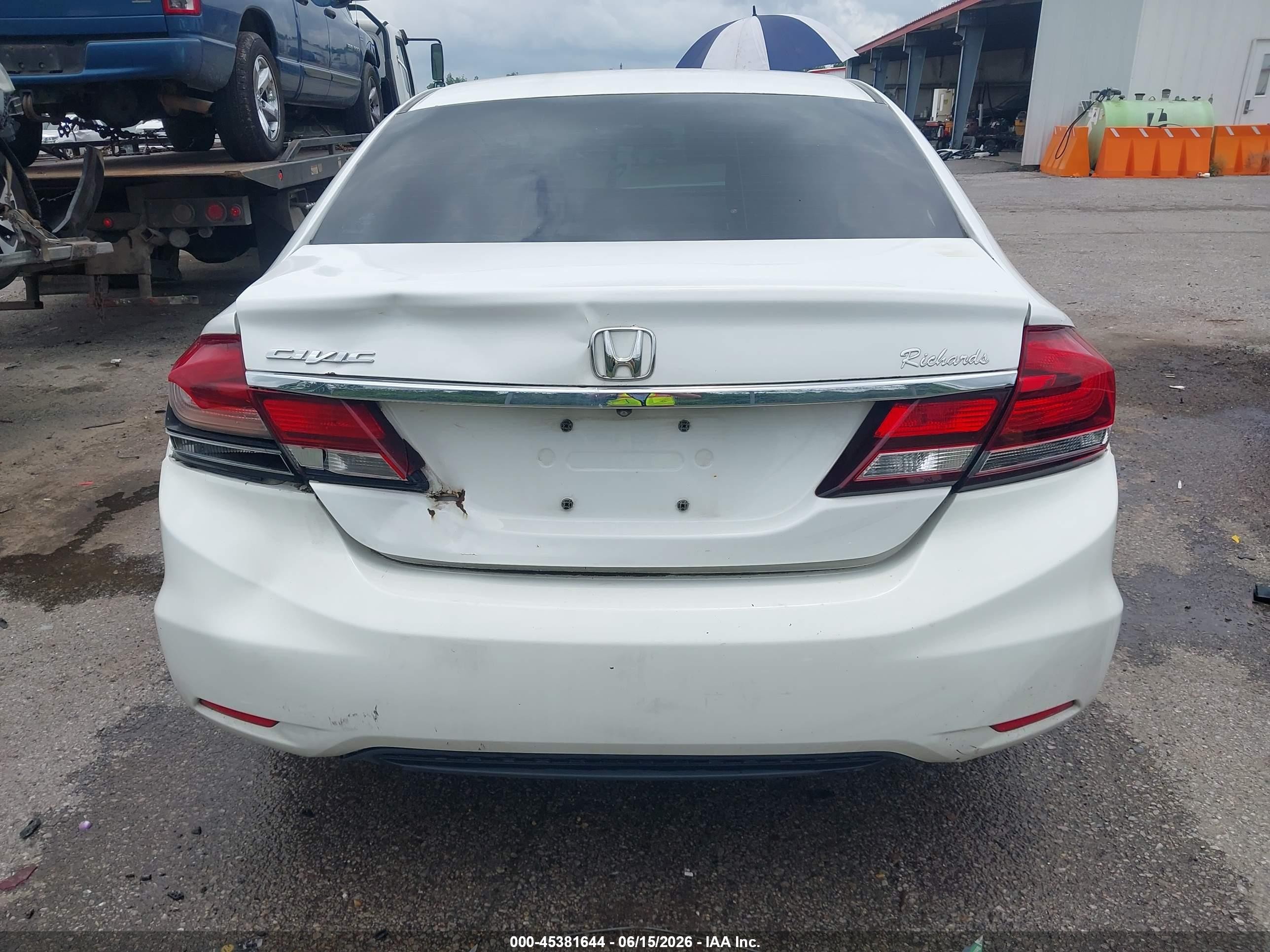 2015 Honda Civic Ex White vin: 19XFB2F87FE081768