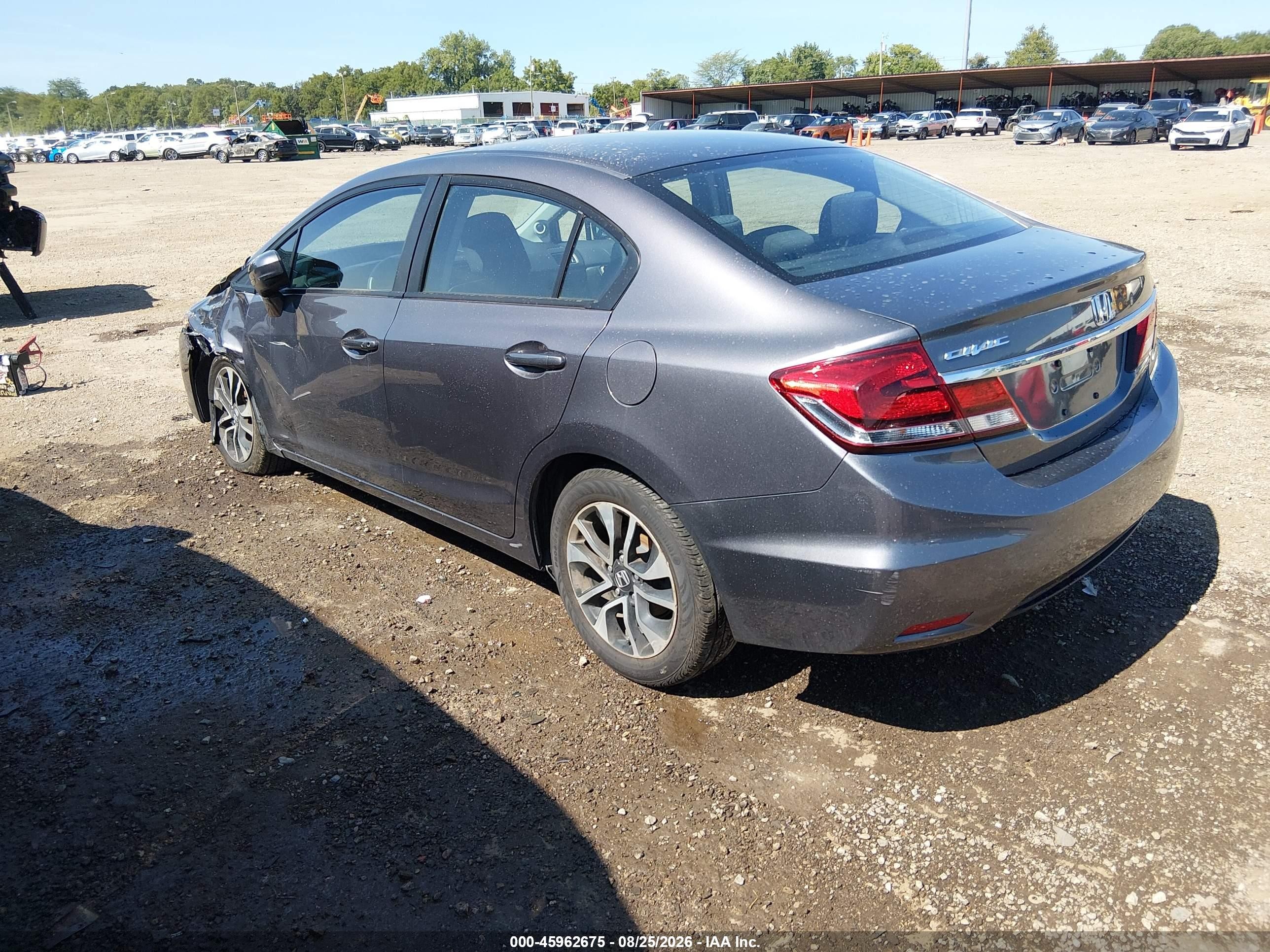 2015 Honda Civic Ex Gray vin: 19XFB2F87FE082760