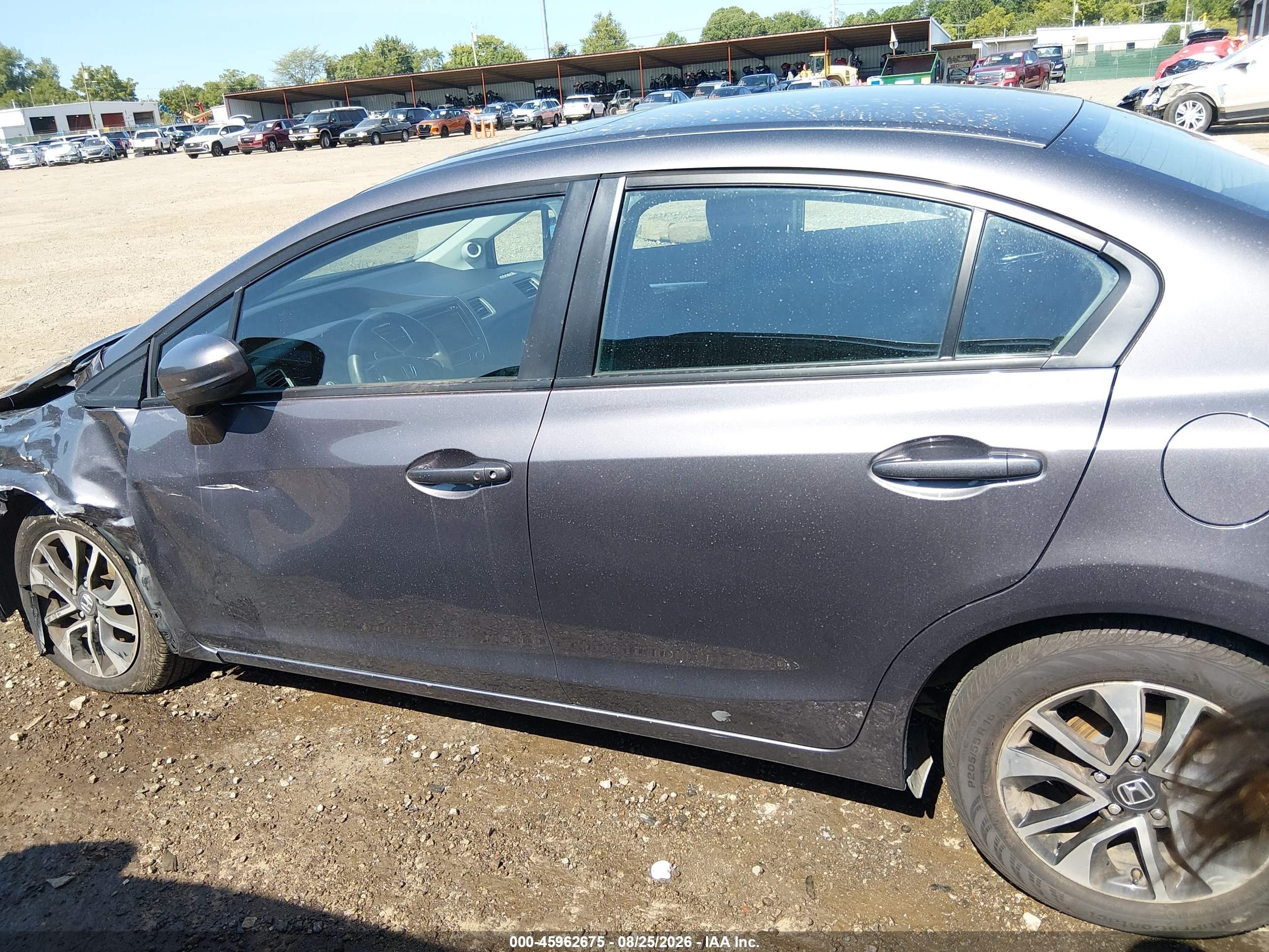 2015 Honda Civic Ex Gray vin: 19XFB2F87FE082760