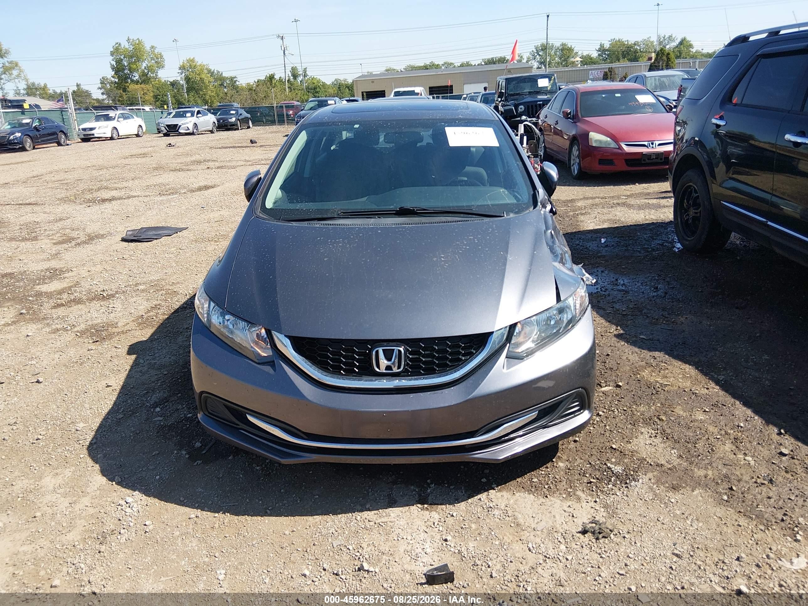 2015 Honda Civic Ex Gray vin: 19XFB2F87FE082760