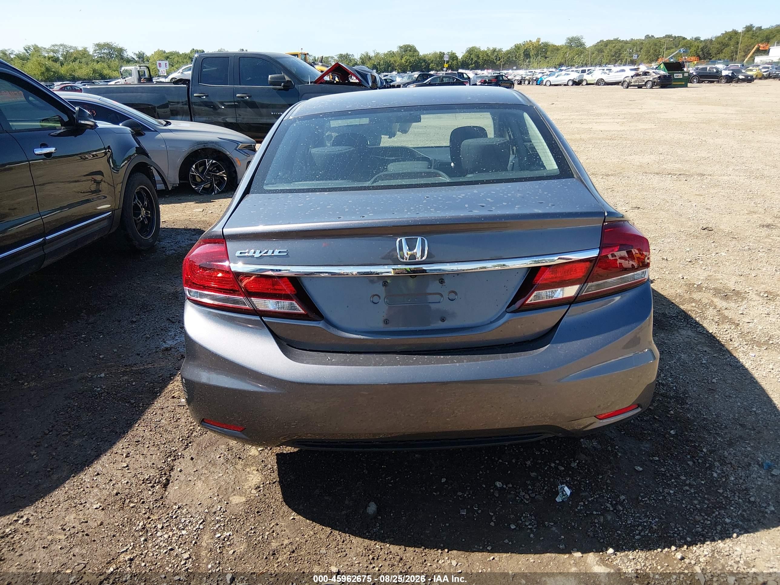 2015 Honda Civic Ex Gray vin: 19XFB2F87FE082760