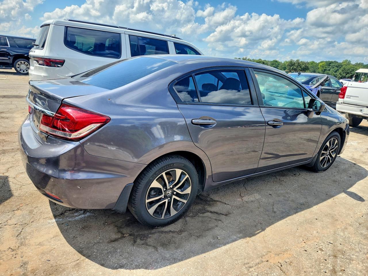 2015 Honda Civic Ex Серебряный vin: 19XFB2F87FE085612