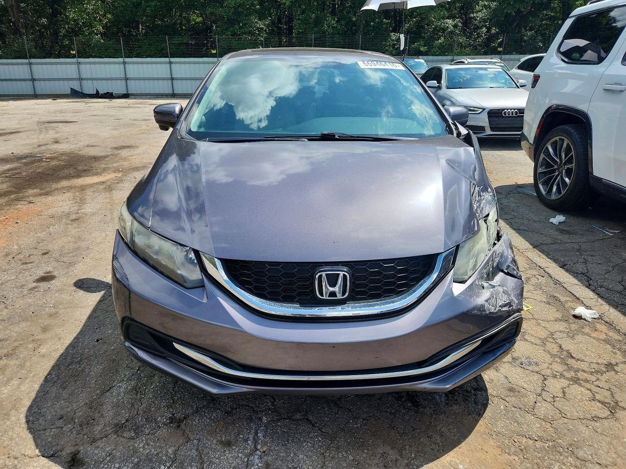2015 Honda Civic Ex Серебряный vin: 19XFB2F87FE085612