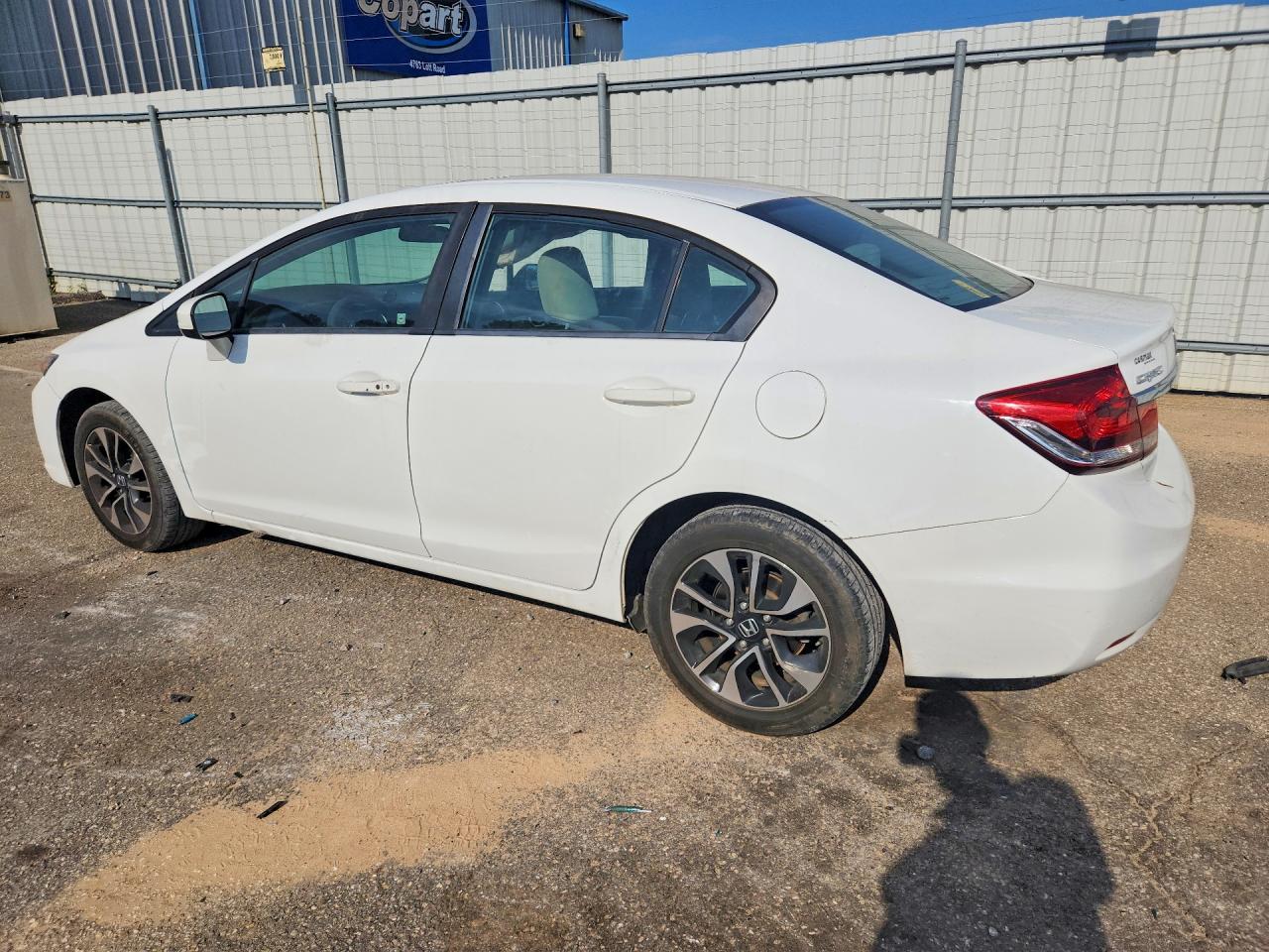 2015 Honda Civic Ex White vin: 19XFB2F87FE095718