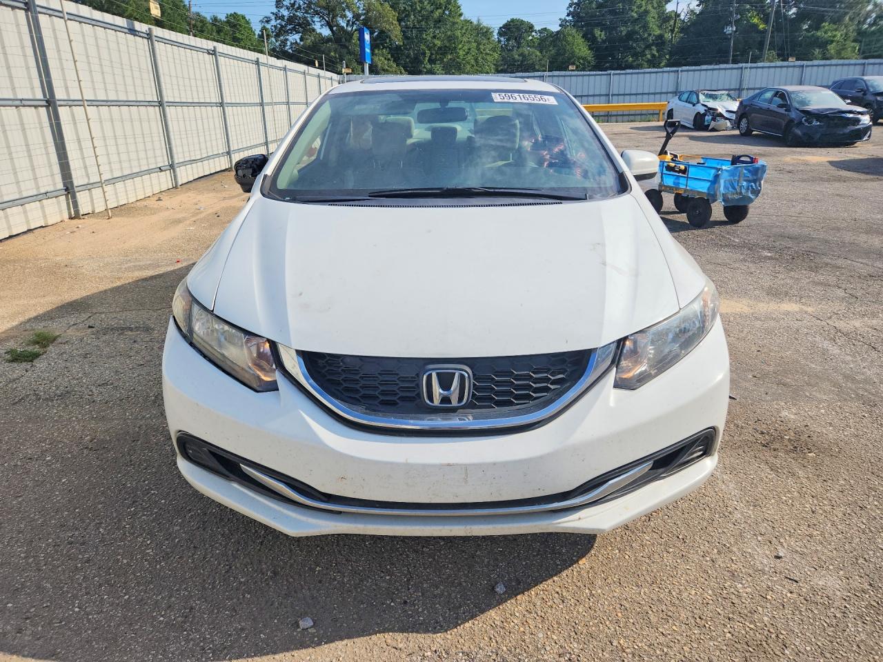 2015 Honda Civic Ex White vin: 19XFB2F87FE095718