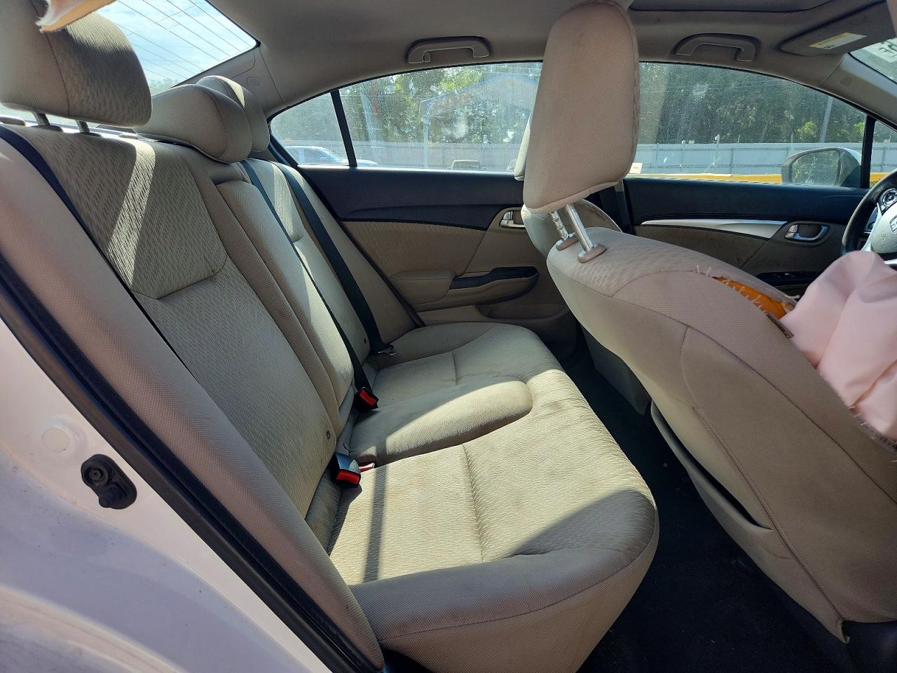 2015 Honda Civic Ex White vin: 19XFB2F87FE095718