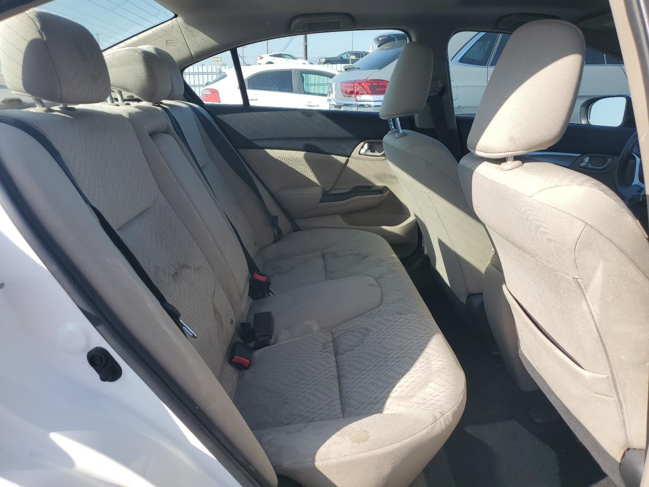 2015 Honda Civic Ex White vin: 19XFB2F87FE241566