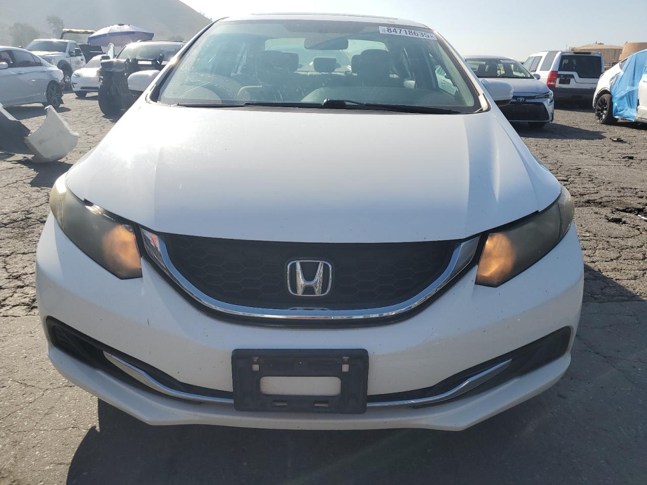 2015 Honda Civic Ex White vin: 19XFB2F87FE241566