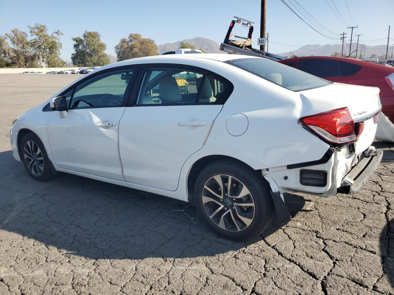 2015 Honda Civic Ex White vin: 19XFB2F87FE241566