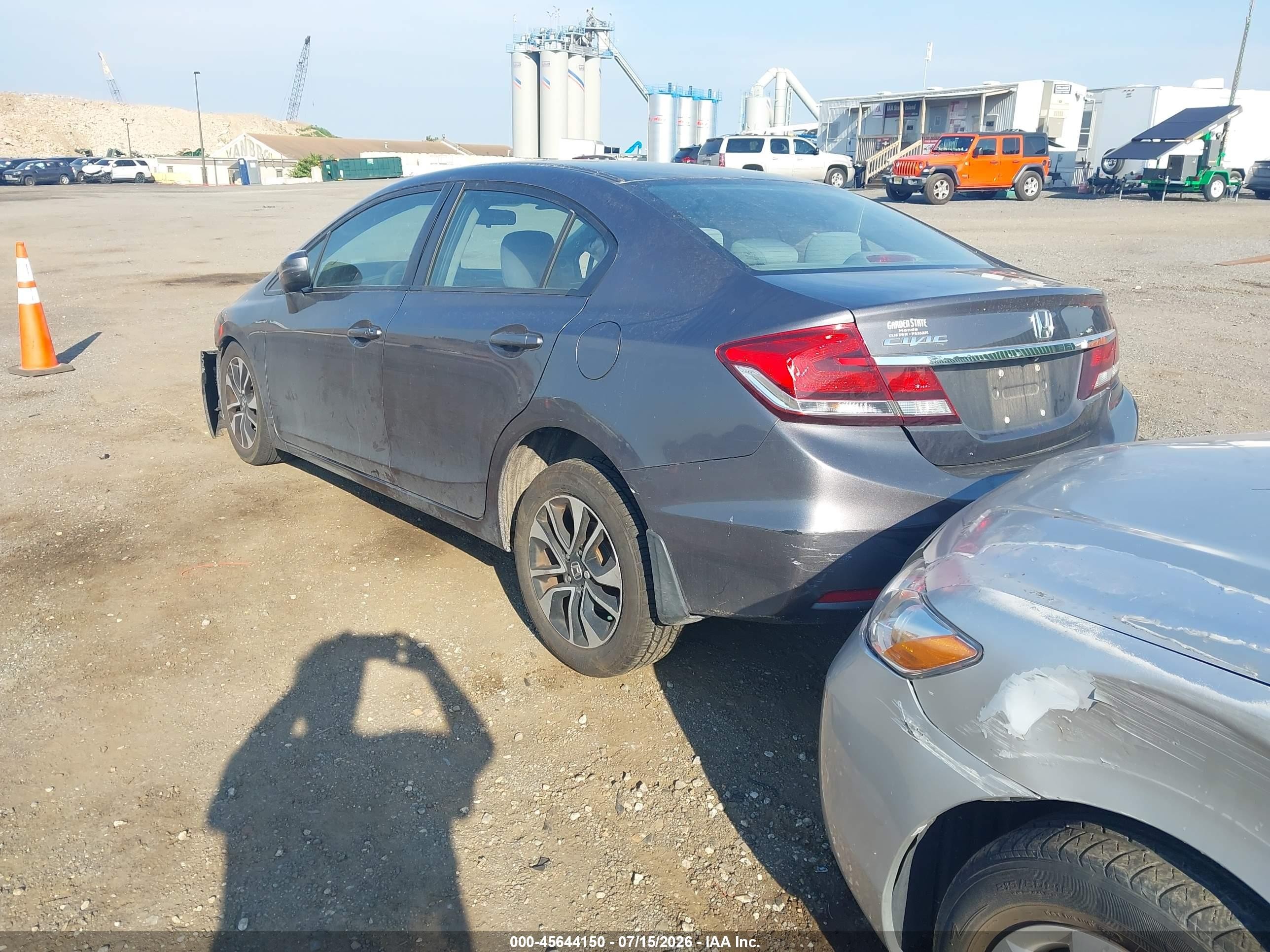 2015 Honda Civic Ex Gray vin: 19XFB2F87FE297734