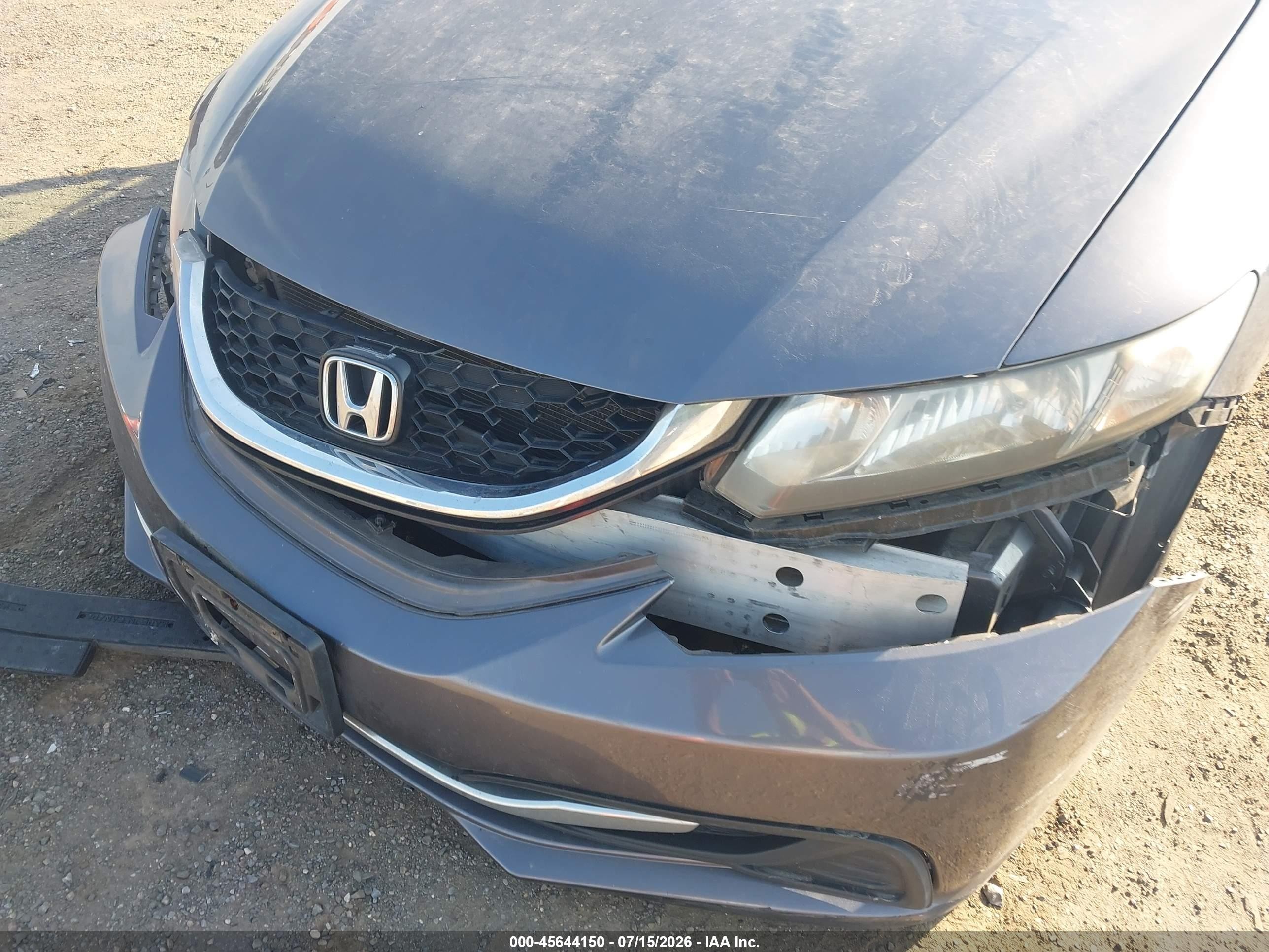 2015 Honda Civic Ex Gray vin: 19XFB2F87FE297734