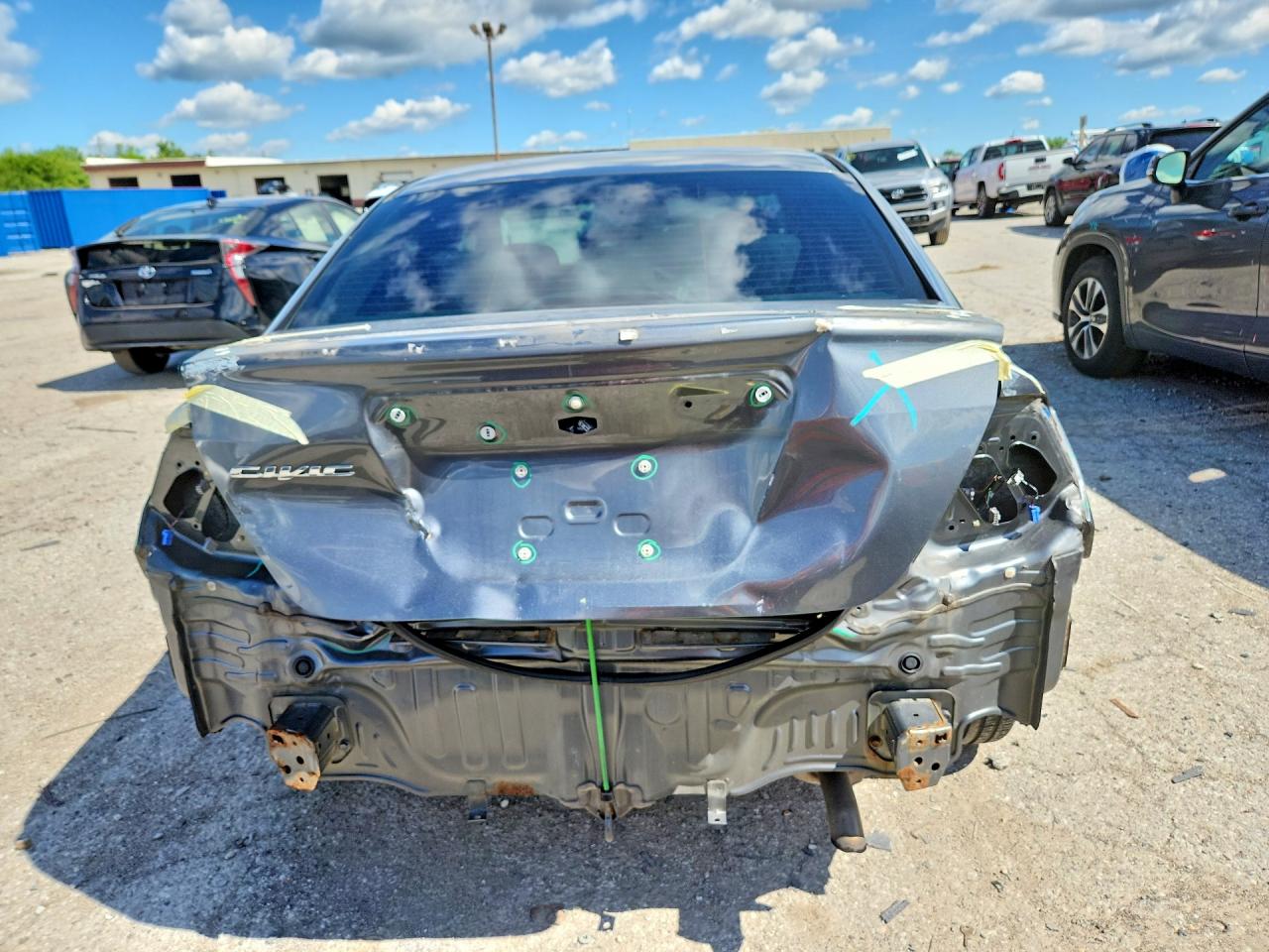2012 Honda Civic Ex Gray vin: 19XFB2F88CE004001