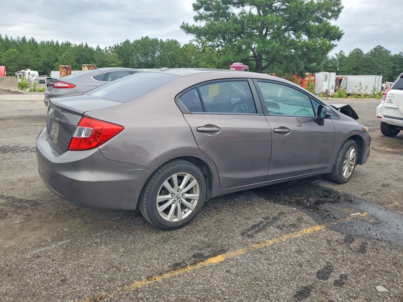2012 Honda Civic Ex Brown vin: 19XFB2F88CE004922