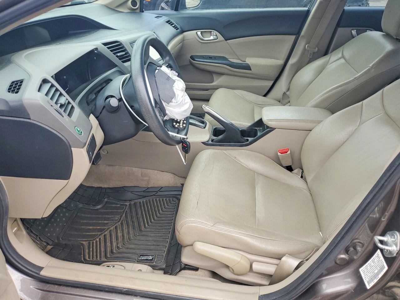 2012 Honda Civic Ex Brown vin: 19XFB2F88CE004922
