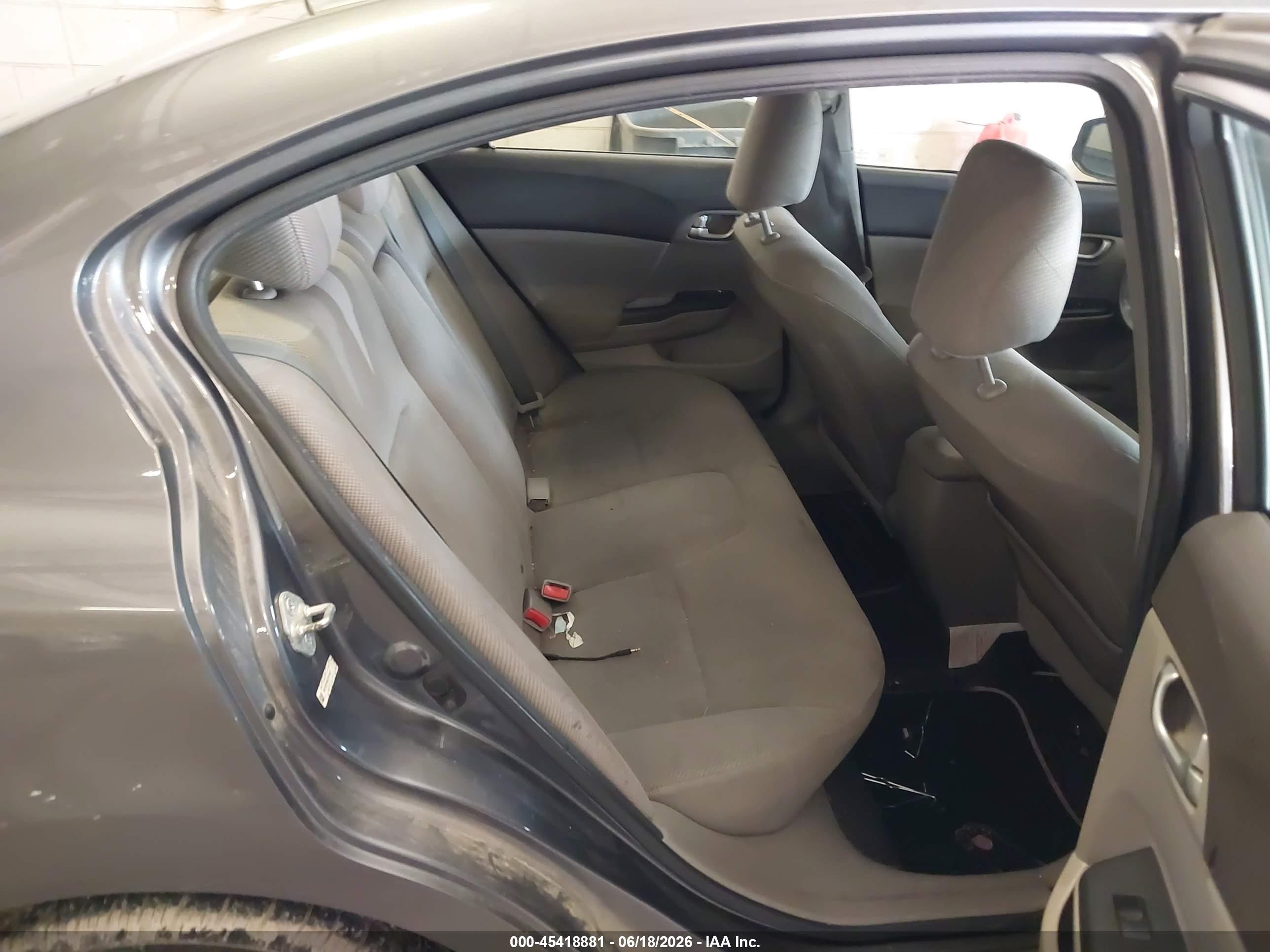 2012 Honda Civic Ex Gray vin: 19XFB2F88CE010431