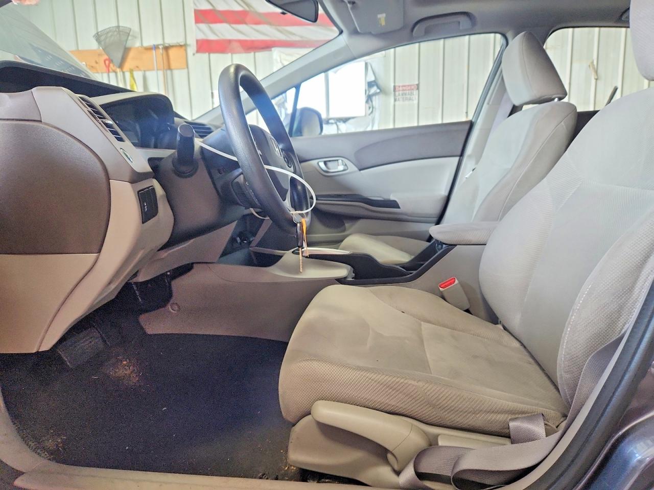 2012 Honda Civic Ex Gray vin: 19XFB2F88CE019890