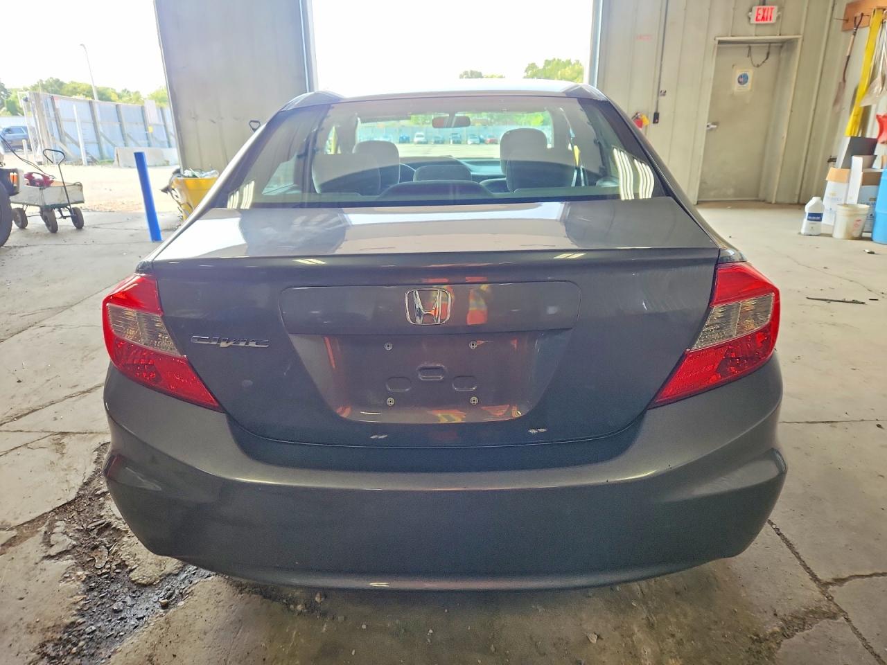 2012 Honda Civic Ex Gray vin: 19XFB2F88CE019890