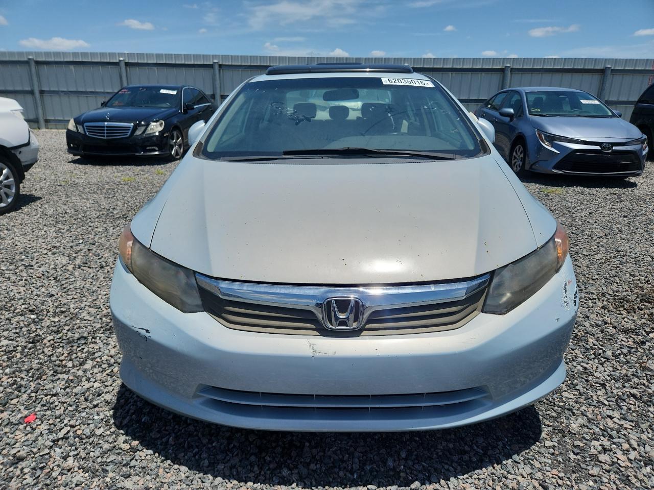2012 Honda Civic Ex Синий vin: 19XFB2F88CE031151