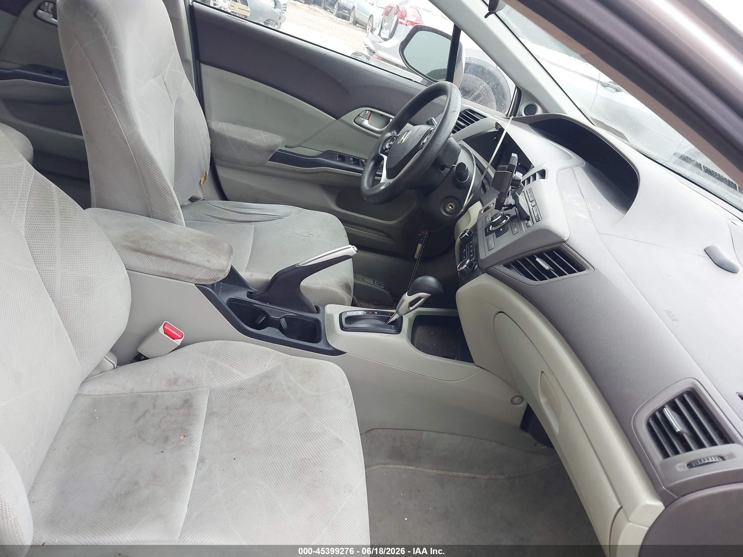 2012 Honda Civic Ex Silver vin: 19XFB2F88CE035555