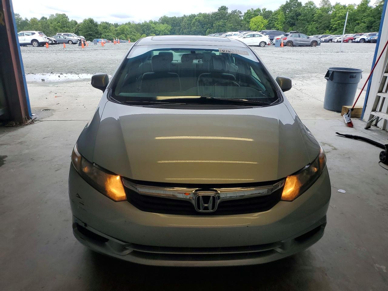 2012 Honda Civic Ex Silver vin: 19XFB2F88CE039122