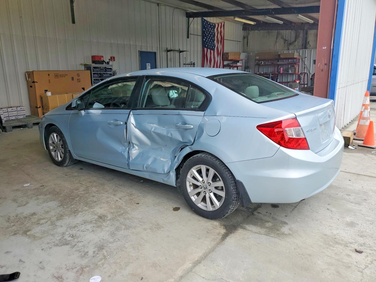 2012 Honda Civic Ex Silver vin: 19XFB2F88CE039122