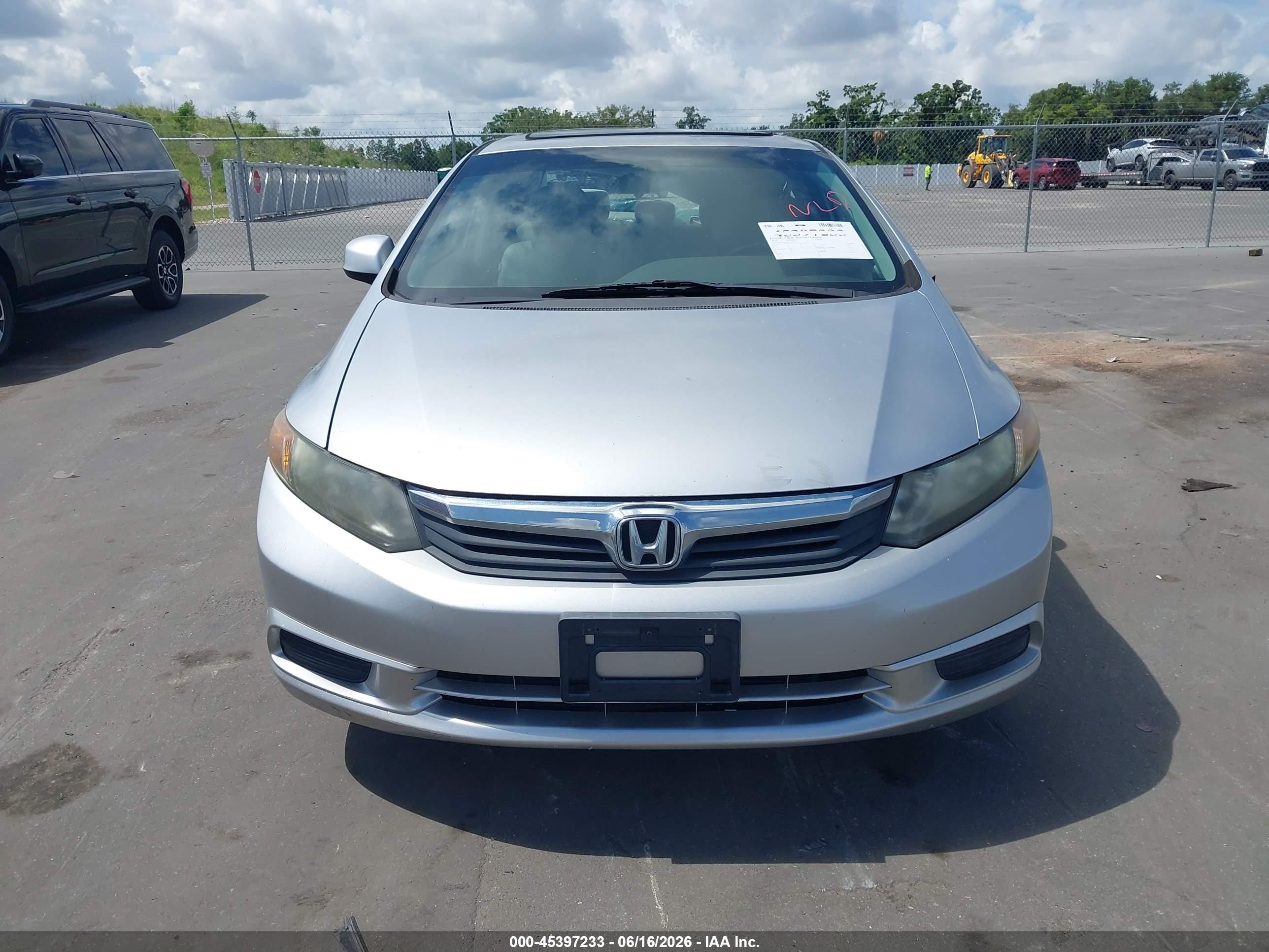2012 Honda Civic Ex Silver vin: 19XFB2F88CE046524