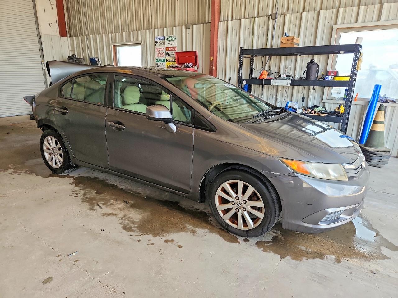 2012 Honda Civic Ex Charcoal vin: 19XFB2F88CE050220