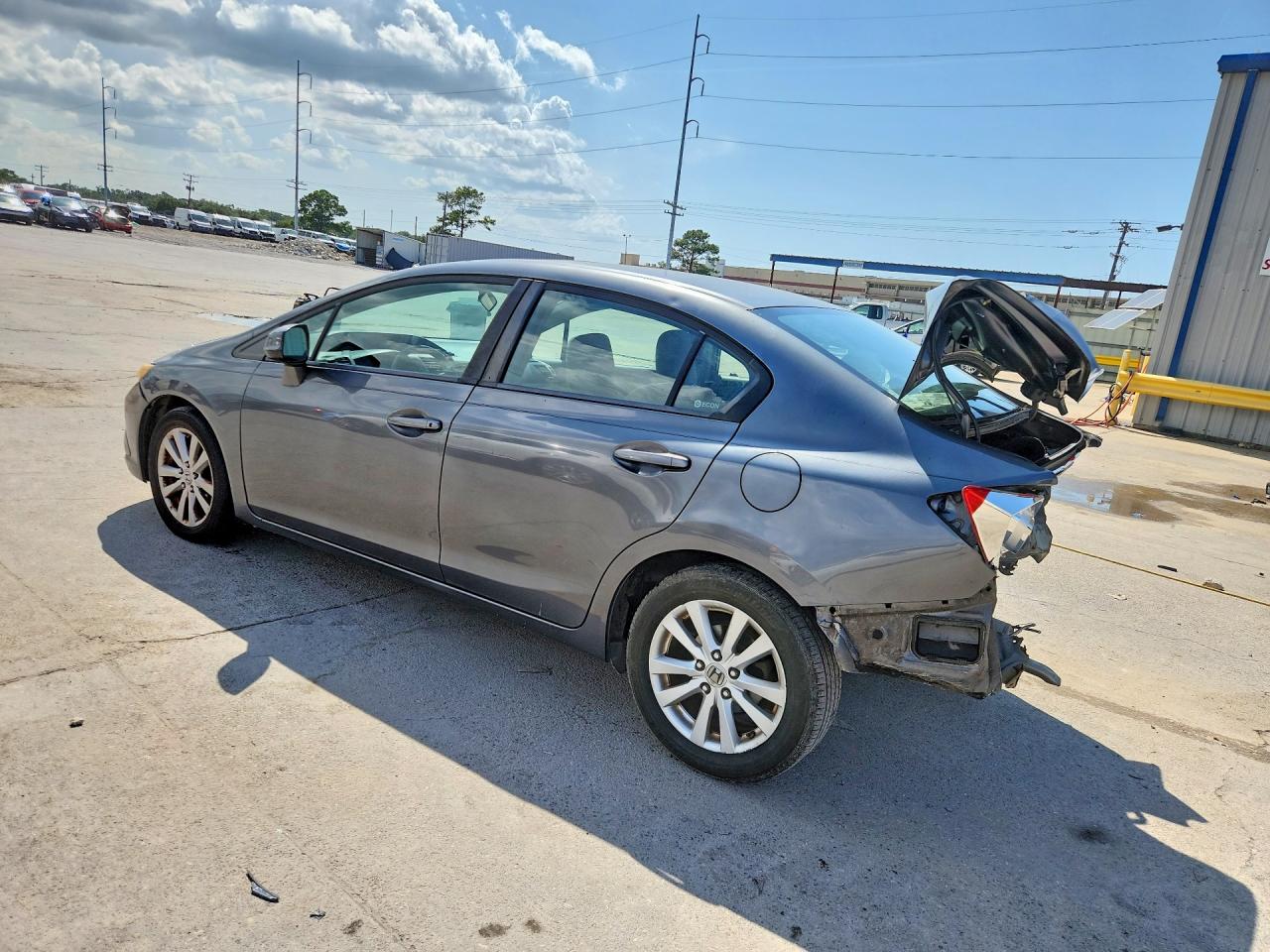 2012 Honda Civic Ex Charcoal vin: 19XFB2F88CE050220