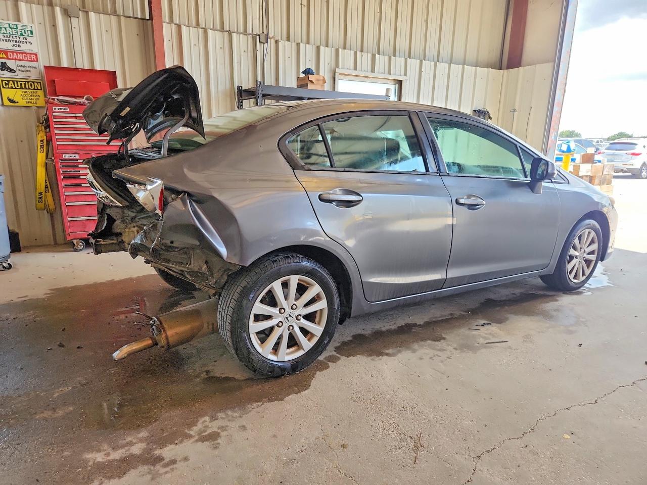 2012 Honda Civic Ex Charcoal vin: 19XFB2F88CE050220