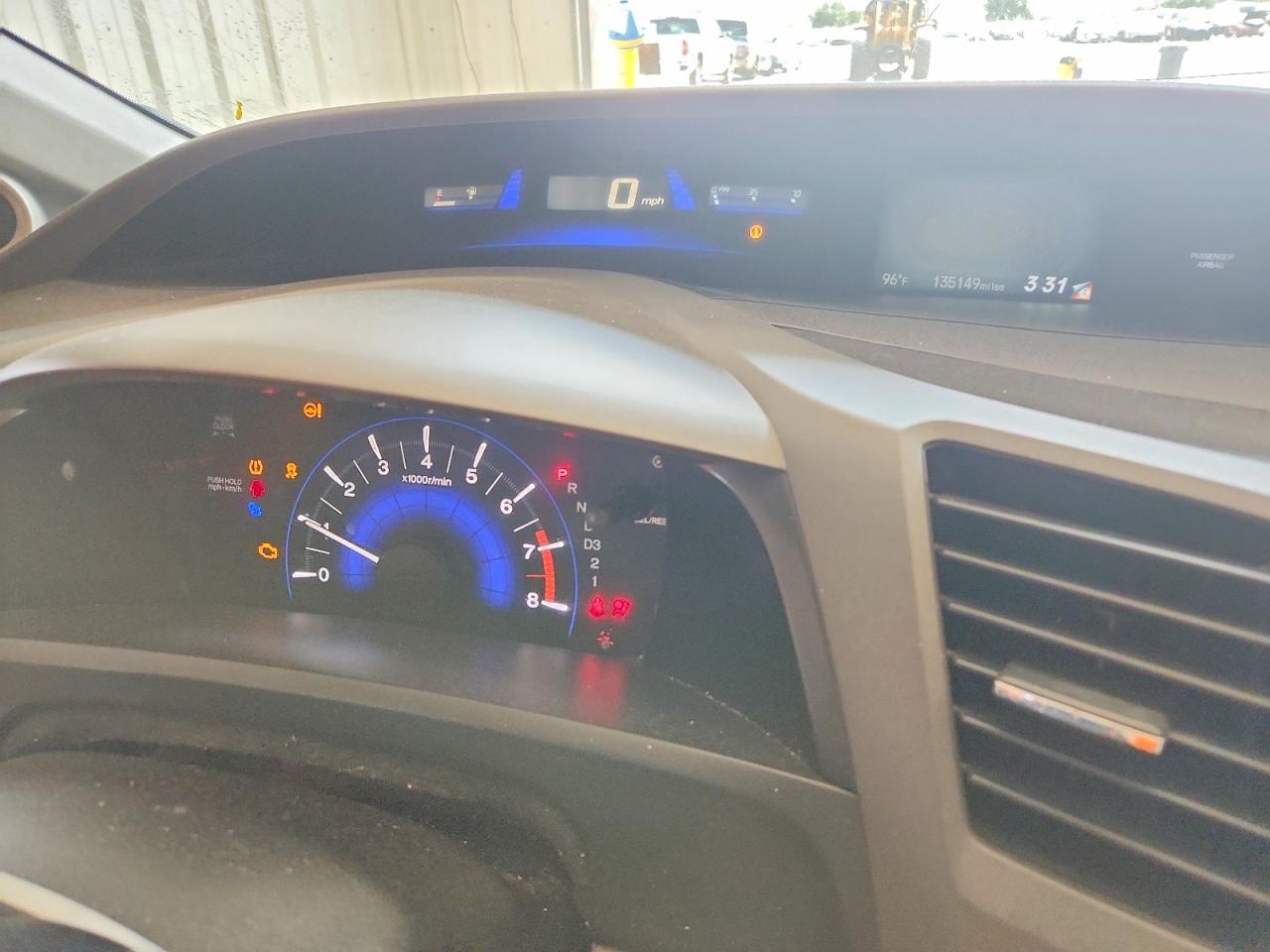 2012 Honda Civic Ex Charcoal vin: 19XFB2F88CE050220