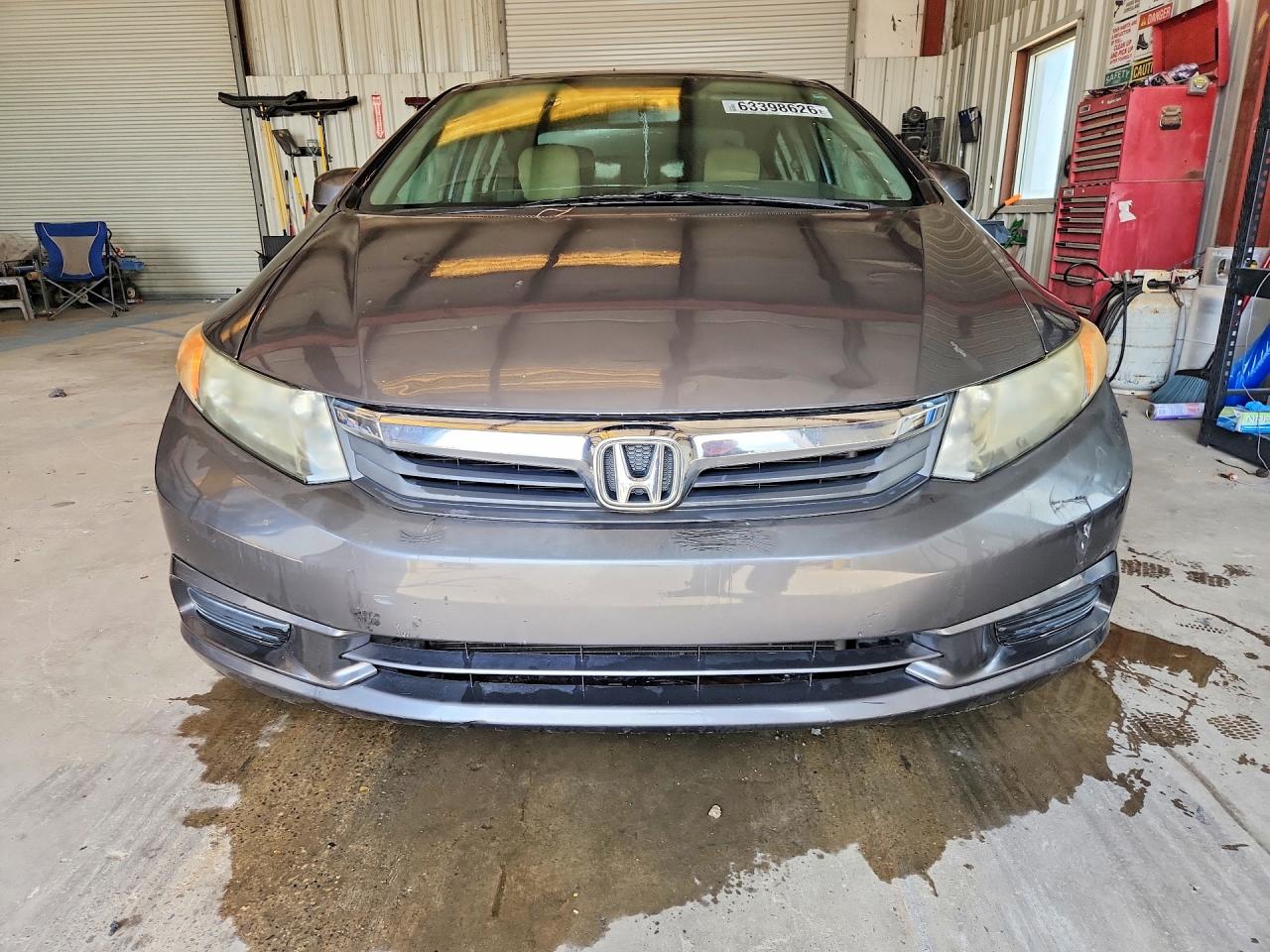 2012 Honda Civic Ex Charcoal vin: 19XFB2F88CE050220