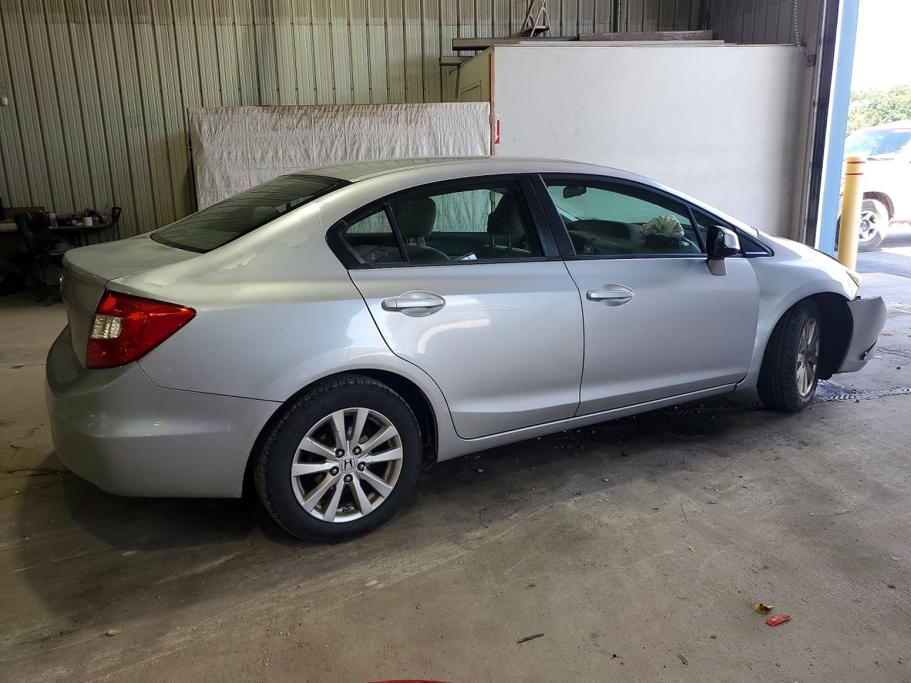 2012 Honda Civic Ex Silver vin: 19XFB2F88CE308865