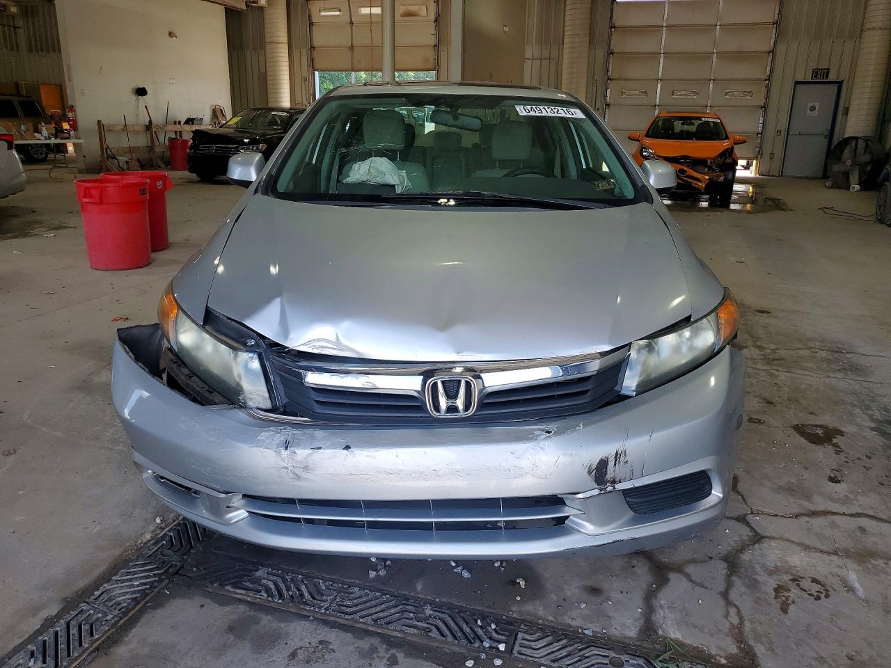 2012 Honda Civic Ex Silver vin: 19XFB2F88CE308865