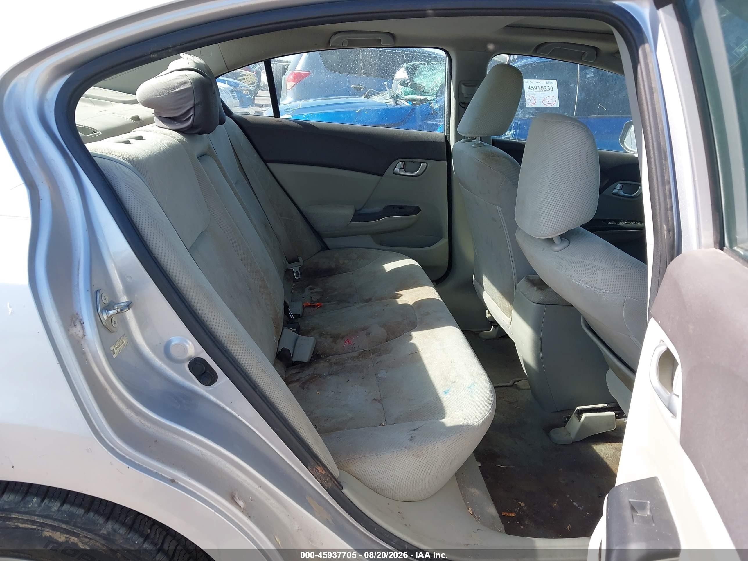 2012 Honda Civic Ex Silver vin: 19XFB2F88CE310972