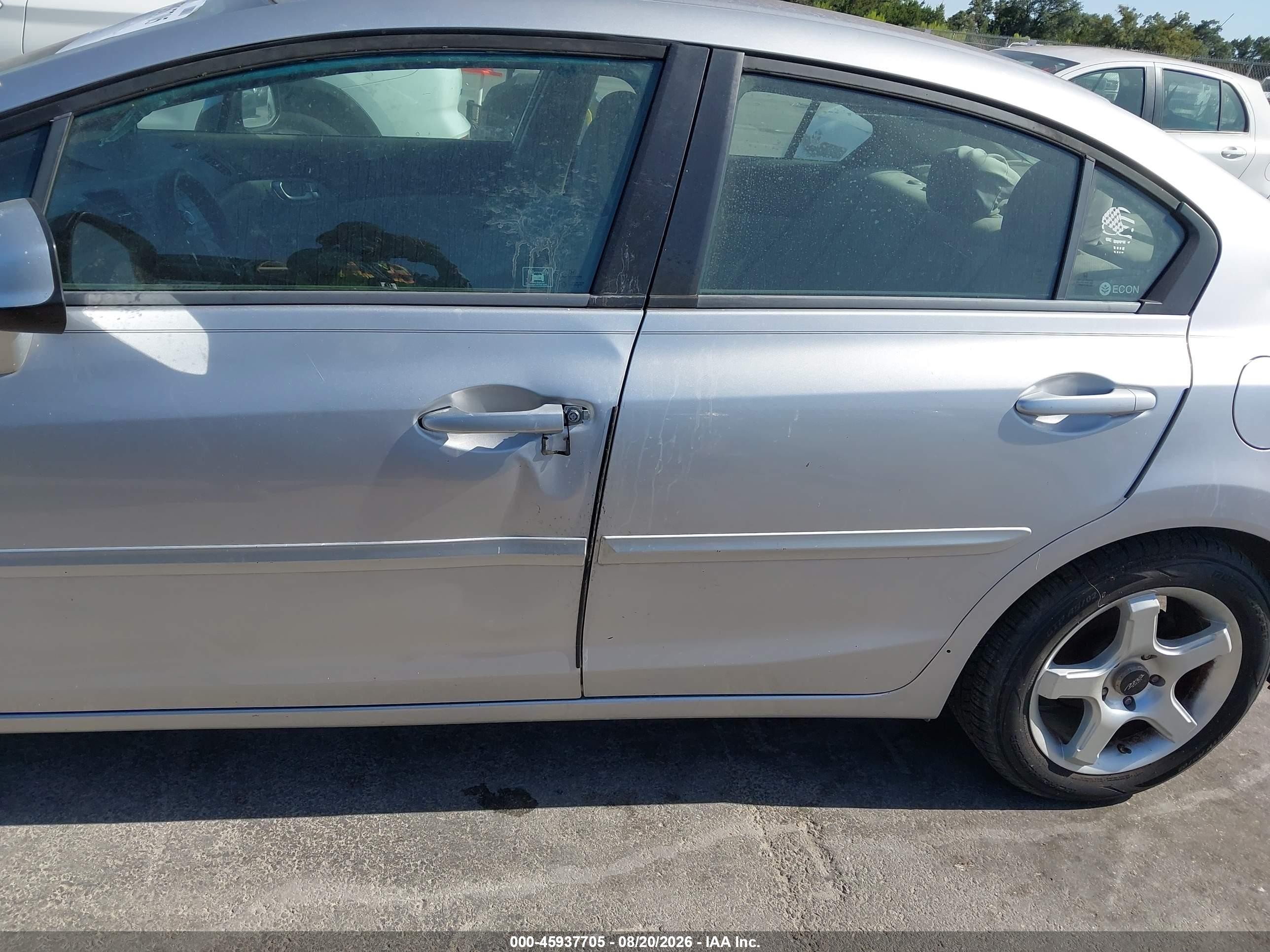 2012 Honda Civic Ex Silver vin: 19XFB2F88CE310972