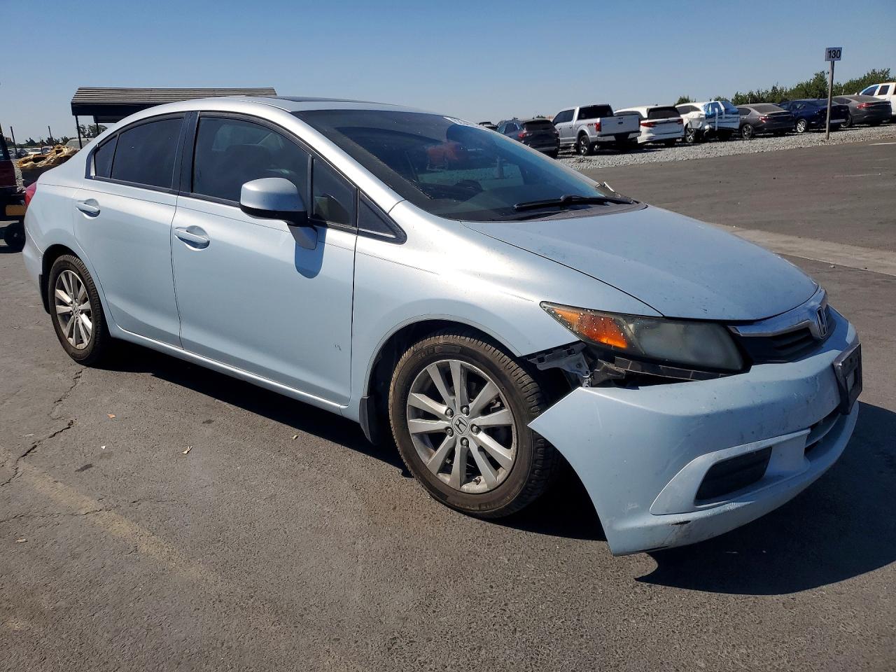 2012 Honda Civic Ex Blue vin: 19XFB2F88CE315735