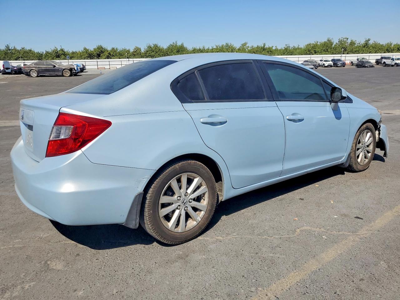 2012 Honda Civic Ex Blue vin: 19XFB2F88CE315735